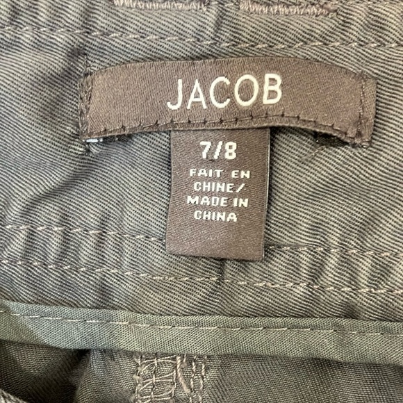 Jacob women’s size 7/8 Gray Cargo Mini Skirt Tie Front - Picture 2 of 11